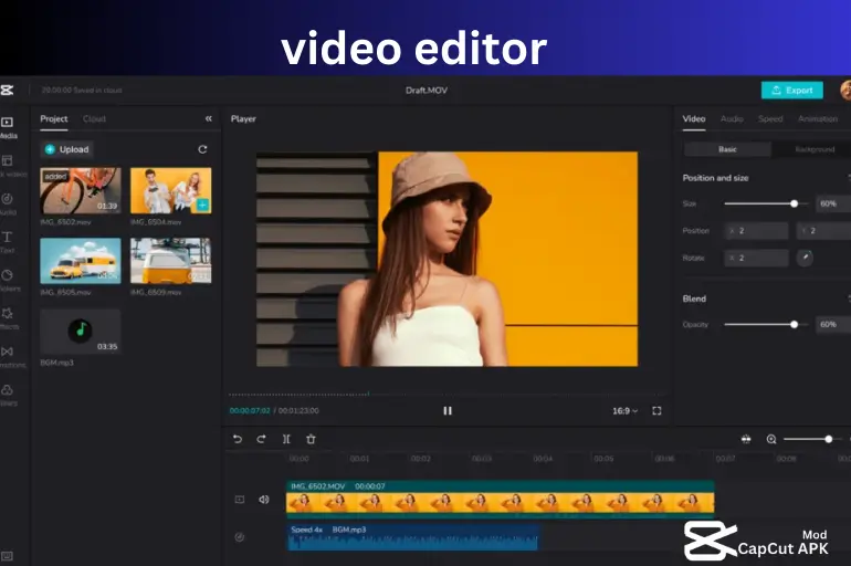 capcut video editor feature