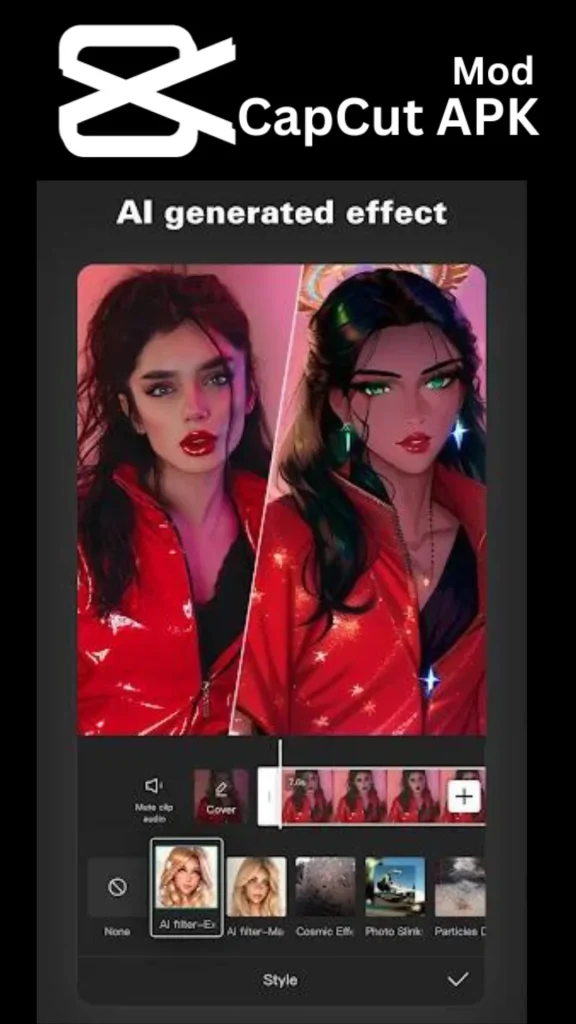 Capcut Ai generated picture effect