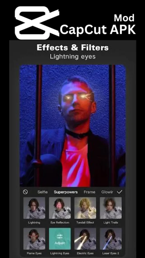 lightening eyes filter